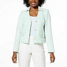 C Wonder by Christian Siriano Cropped Tweed Jacket