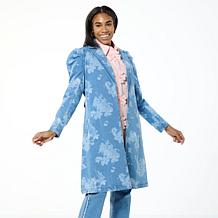 C Wonder by Christian Siriano Denim Trench Coat