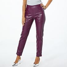 C Wonder by Christian Siriano Faux Leather Seamed Pant