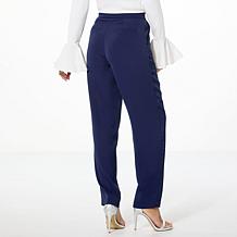 C Wonder by Christian Siriano Heathered Twill Crystal Trouser Pant