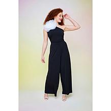 C Wonder by Christian Siriano Organza Flower Jumpsuit 