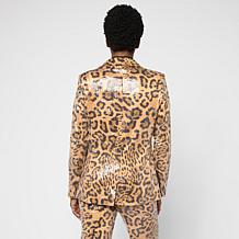 C Wonder by Christian Siriano Printed Sequin Blazer