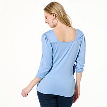 C Wonder by Christian Siriano Runway Collection Jersey Rosette Top