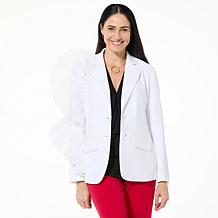 C Wonder by Christian Siriano Runway Mixed Media Blazer
