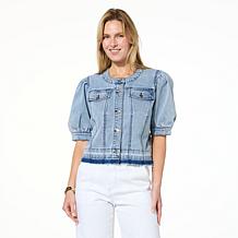 C Wonder by Christian Siriano Short Sleeve Jacket