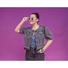 C Wonder by Christian Siriano Short Sleeve Jacket