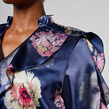 C Wonder Chiffon Drama Ruffle Blouse