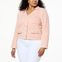 C Wonder Cropped Tweed Jacket