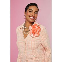 C Wonder Cropped Tweed Jacket