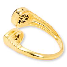 Canadian Ammolite Gems Everyday Wear Bypass Ring