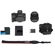 Canon EOS R100 Mirrorless Camera with 18-45mm and 55-210mm Lenses