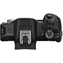 Canon EOS R50 Mirrorless Digital Camera with IS STM Lenses - Black
