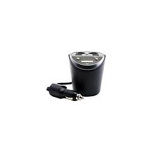 CAR AND DRIVER POWER STATION With DUAL SOCKET USB AND FM TRANSMITTER