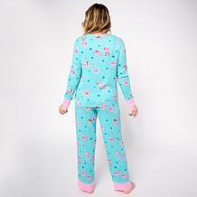 CC Brshed Knit Prnt Holiday PJ