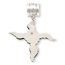 Chaco Canyon Campitos Turquoise Leaf-Design Cross Pendant