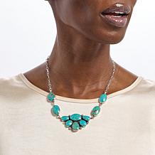 Chaco Canyon Half-Cluster Baja Turquoise Necklace