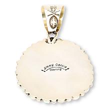 Chaco Canyon Large Cluster Sleeping Beauty Turquoise Pendant