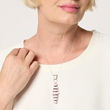 Chaco Canyon Pink Conch Shell Pendant with 18" Box Chain