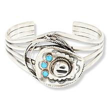 Chaco Canyon Sleeping Beauty Turquoise Cowboy Hat Lasso Cuff Bracelet