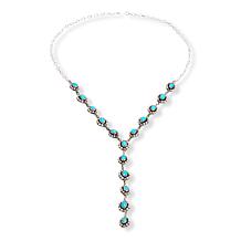 Chaco Canyon Sleeping Beauty Turquoise Lariat Necklace
