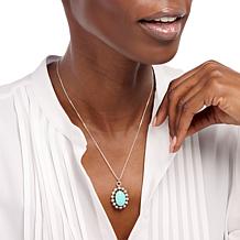 Chaco Canyon Starframe Turquoise Pendant