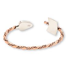 Chaco Canyon Sterling Silver & Copper Turquoise Arrow Cuff Bracelet