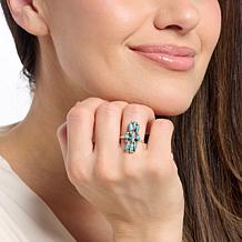 Chaco Canyon Sterling Silver Needlepoint Turquoise Ring