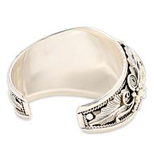 Chaco Canyon Sterling Silver Patagonia Turquoise Cuff Bracelet