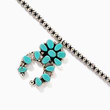 Chaco Canyon Turquoise Naja Pendant Necklace