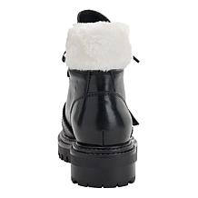 Charles by Charles David Leather/Suede Cliche Combat Boot