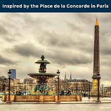 Charles Garnier 18K Gold-Plated CZ Link Hoop Earrings