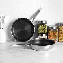 Chef Jet Tila 2-pack Interlocking 10" Hybrid Ceramic Nonstick Skillets
