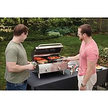 Chef's Style Tabletop Gas Grill in Stainless Steel