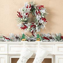 Christmas Reindeer and Bear Stocking Holder - Set of 2