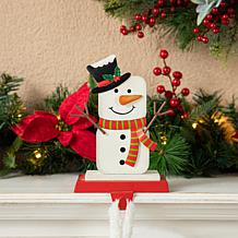Christmas Snowmen Stocking Holders - Set of 2
