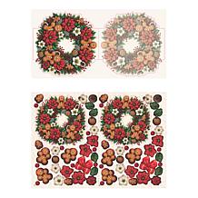 Christmas to Remember Wreath Shaped Card Kit