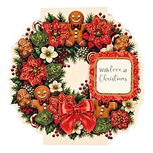 Christmas to Remember Wreath Shaped Card Kit