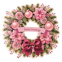 Christmas to Remember Wreath Shaped Card Kit