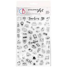 Ciao Bella Clear Stamp Set 4"x6" - BuJo Travel