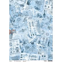 Ciao Bella Rice Paper A3 Piuma Inventions - 3 Sheets