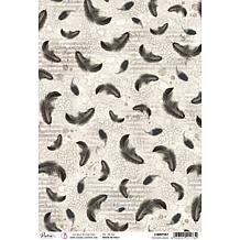 Ciao Bella Rice Paper A4 Piuma Feathers Dance - 5 Sheets