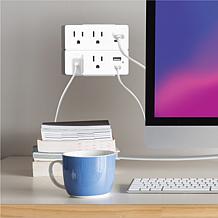 CIAO Tech 2pk Slim Multiport Charging Station with A/C  + USB Outlets