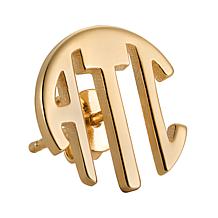 Circle Monogram Earrings