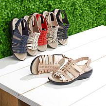 Clarks Collection Alexis Blossom Leather Sandal
