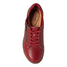 Clarks Collection Caroline Janna Casual Leather Sneaker