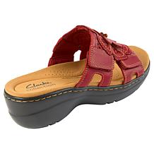 Clarks Collection Merliah Belle Heritage Casual Leather Wedge Sandal