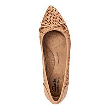 Clarks Collection Natalyn Step Slip-On Leather Dress Shoe