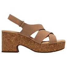 Clarks Collection Nerisa Grace Modern Casual Wedge Sandal