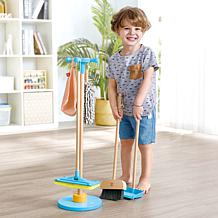 Clean Up Broom Set with Mop, Dustpan, Duster & Stand