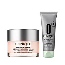 Clinique All About Clean Charcoal Mask & Scrub & Moisture Surge Bundle